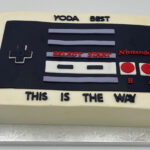 Gaming remote control cake for gamers
