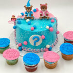 Gender Reveal cake